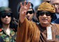 Libia. Un' immagine d'archivio del 29 agosto 2010 del leader libico Muammar Gheddafi. © Ansa