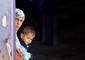 Rifugiati siriani in un campo a Hatay, in Turchia. La maggior parte dei profughi sono vecchi, bambini e donne, e' stato sottolineato in un incontro stampa svoltosi a Yayladagi, nei pressi del confine siriano, dove sorge una tendopoli © Ansa