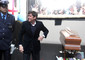 Gianni Morandi alla camera ardente di Lucio Dalla a Bologna © Ansa