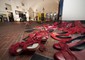 Un'immagine della mostra dell'artista  messicana Elina Chauvet, 'Zapatos Rojos' (Scarpe rosse) © Ansa