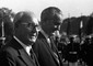 Il presidente della Repubblica Giuseppe Saragat con il Presidente degli Stati Unita d'America Lyndon Baines Johnson, durantela visita ufficiale negli Stati Uniti, il 19 settembre 1967 a Washington © Ansa