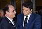 Hollande chiama Renzi, piena e totale vicinanza Italia © Ansa