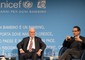 Il presidente di Unicef Italia, Giacomo Guerrera e il direttore dell'Agenzia ANSA, Luigi Contu © ANSA