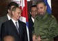 Vladimir Putin e Fidel Castro © Ansa