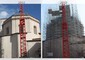 L'Aquila, la cupola della chiesa di San Bernardino nel 2012 e nel 2016 dopo i lavori © Ansa