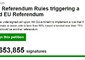 Petizione per un nuovo referendum sulla Brexit © ANSA