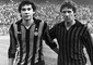 I fratelli Baresi, Franco (D) del Milan e Giuseppe dell'Inter © 
