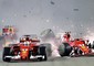 F1: scontro al Gp di Singapore, Ferrari ko. Trionfa Hamilton © ANSA