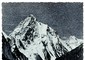 Il K2 in una cartolina d'epoca © Ansa