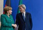 Angela Merkel e Paolo Gentiloni © Ansa