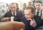 Berlusconi ironizza sulla contestazione © ANSA