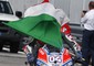 Andrea Dovizioso festeggia la vittoria a Misano nella MotoGp © ANSA