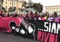 Violenza donne, sfila a Roma corteo 'Non una di meno' © ANSA