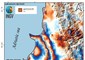 Mappa della deformazione del suolo ottenuta sulla base dei dati dei satelliti europei Sentinel 1 (fonte: INGV/Laboratorio Geosar, Geohazards) © Ansa