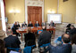 Presentazione progetto 'Energia in periferia - Reggio Calabria' Conferenza stampa presso il salone degli specchi del palazzo comunale (ANSA)