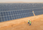 L'avvio della produzione della centrale fotovoltaica di Tataouine in Tunisia in una foto fornita dall'ufficio stampa Eni © 