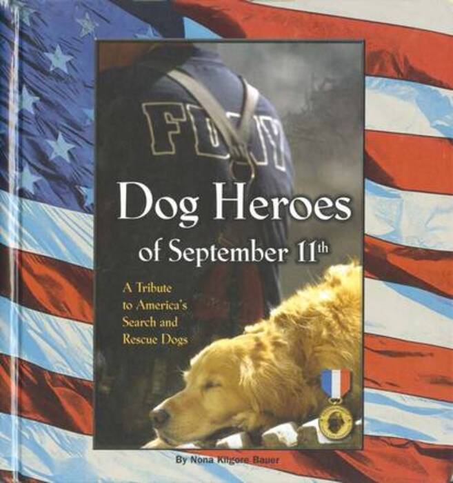 La copertina di 'Dogs Heroes of september 11th' del Kennel Club Books © Ansa