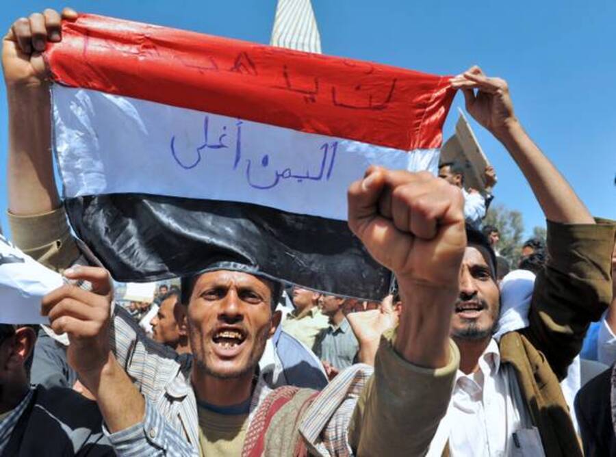 Tensione anche in Yemen,in strada a Sana'a contro il governo © Ansa