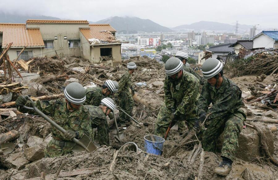 Number of missing rises to 51 in landslides in Japan © 