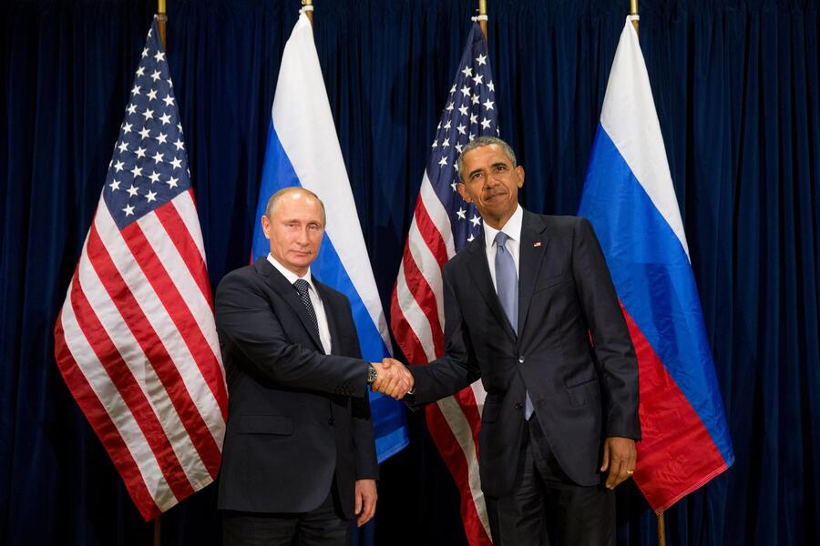 Barack Obama, Vladimir Putin © Ansa
