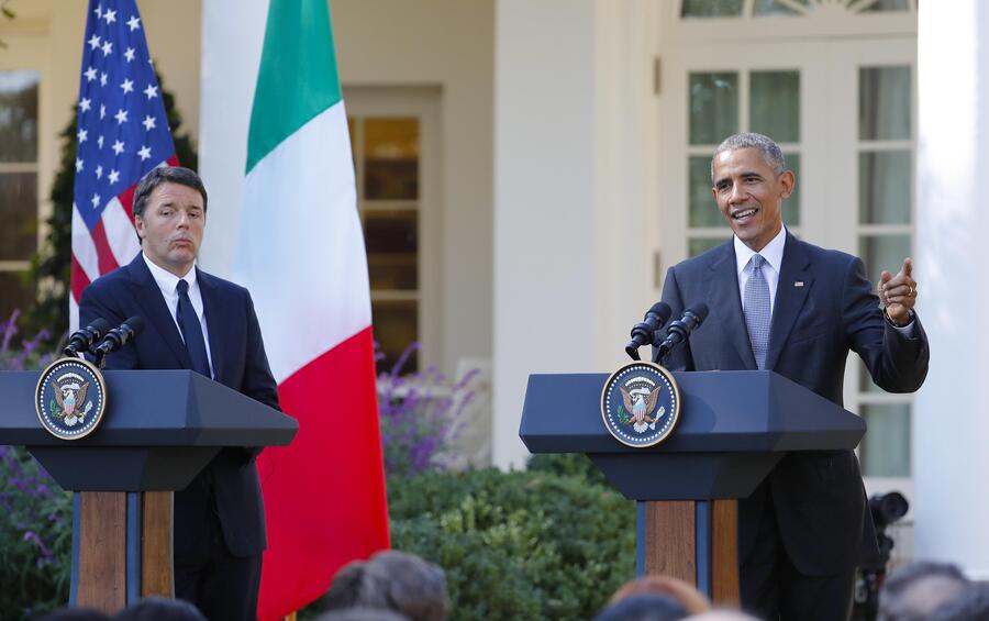 Barack Obama,Matteo Renzi © Ansa