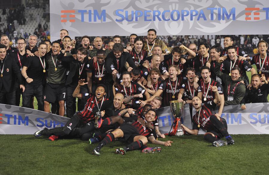 Il Milan vince la Supercoppa © Ansa