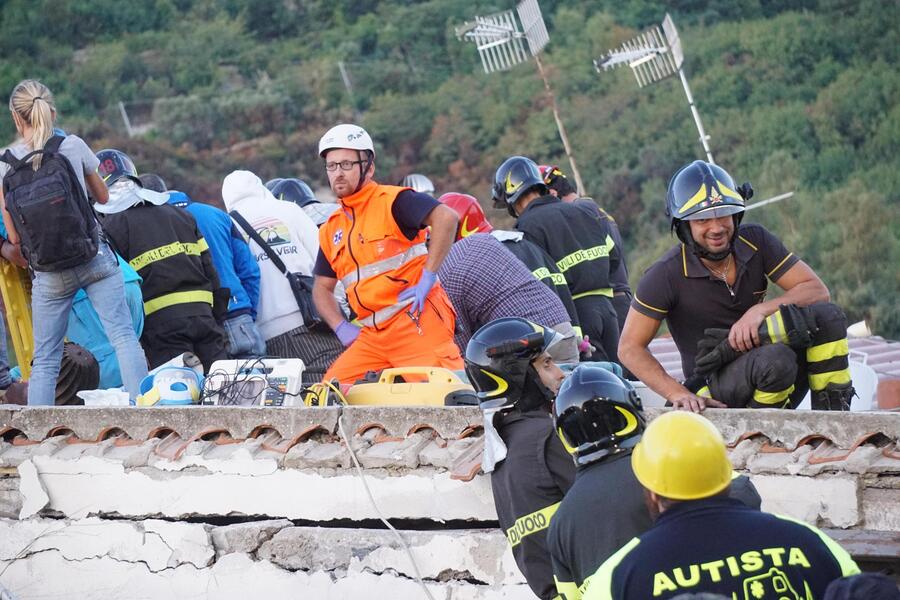 Earthquake in Ischia island in Italy © Ansa