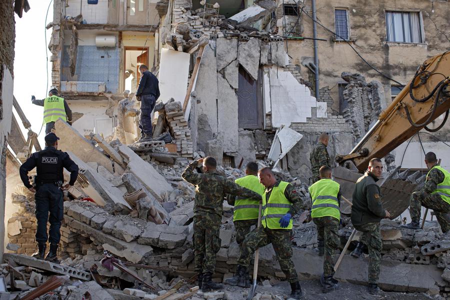 Earthquake aftermath in Albania © Ansa