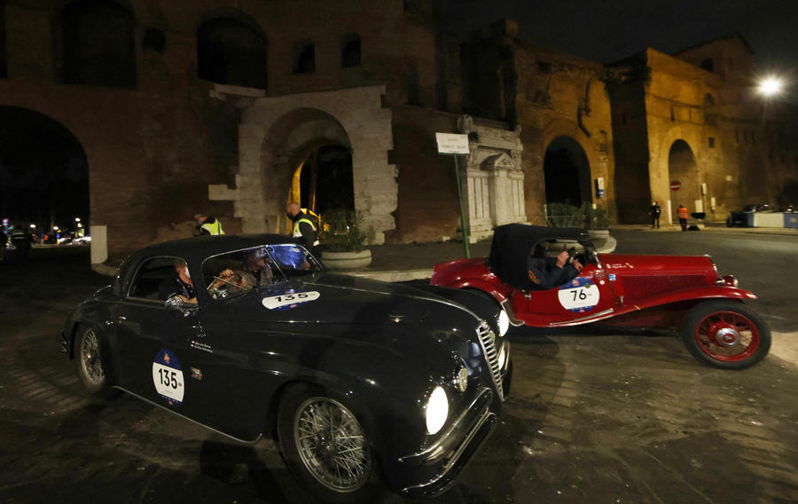 Historical 'Mille Miglia' vintage car rally © Ansa