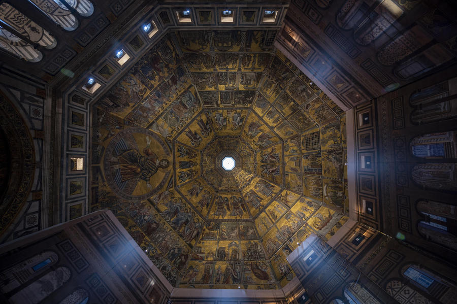 Tornano a splendere i mosaici del Battistero di Firenze © Ansa