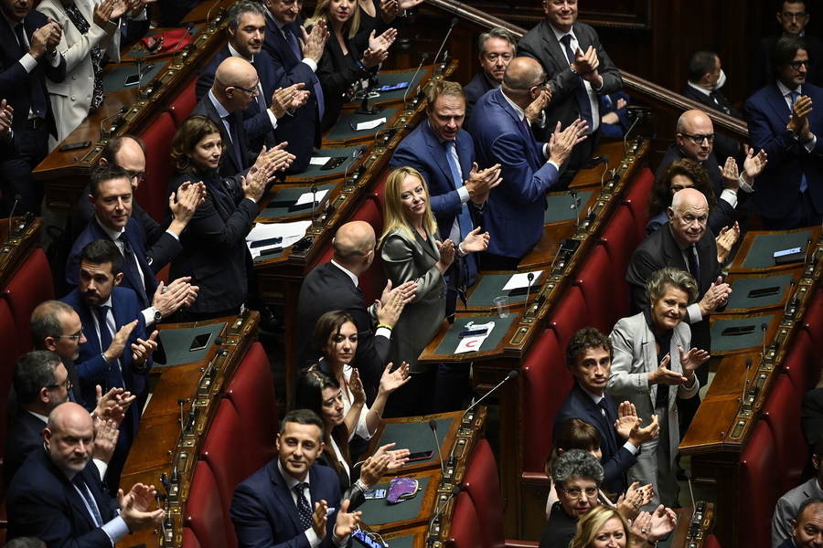 Chamber of Deputies Speaker election at Italian Parliament © Ansa