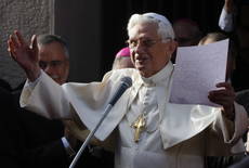 Photostory: Il pranzo di Benedetto XVI a Sant'Egidio