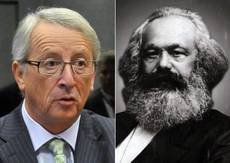 Juncker evoca Marx, salario minimo