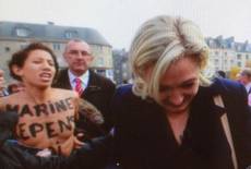 Francia: 'agguato' Femen a Marine Le Pen