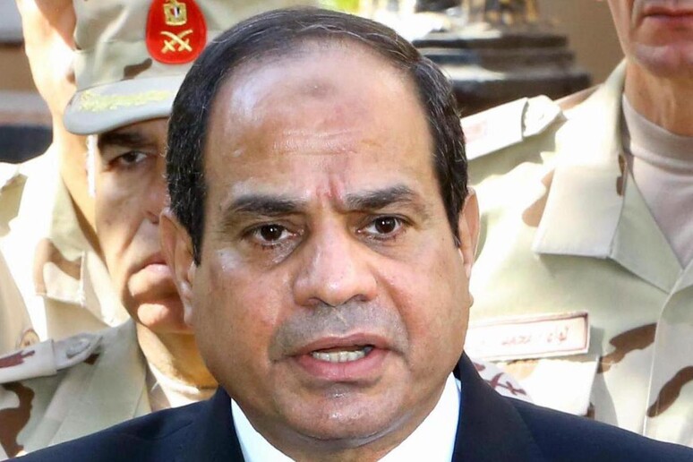 Il presidente egiziano Sisi in una conferenza stampa (archivio) -     RIPRODUZIONE RISERVATA