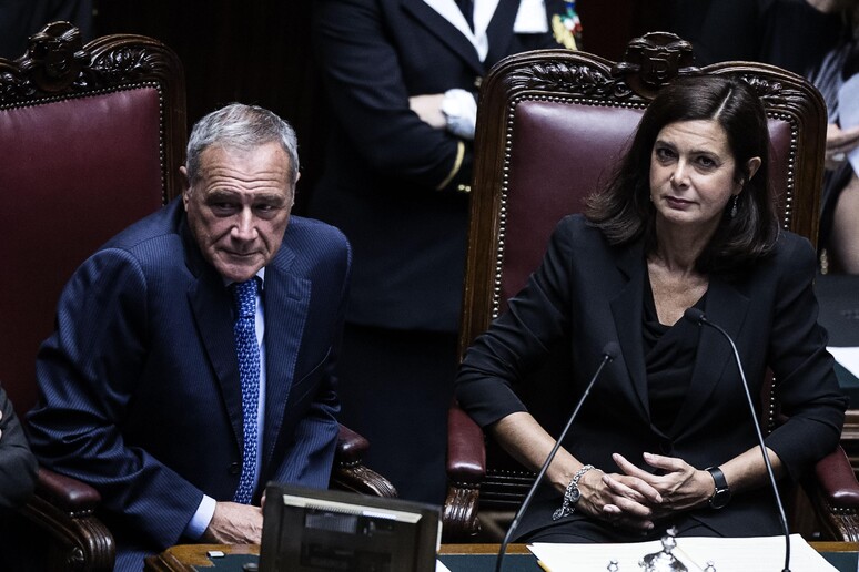 Pietro Grasso e Laura Boldrini - RIPRODUZIONE RISERVATA