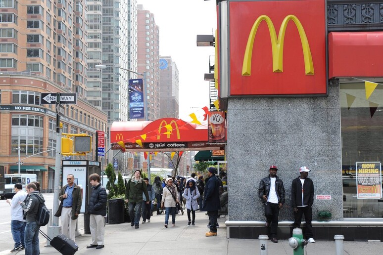 McDonald 's: nuovo crollo vendite,crisi nera per Re hamburger © ANSA/EPA