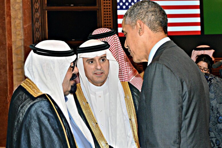 Barack Obama e il re saudita Abdullah © ANSA/EPA