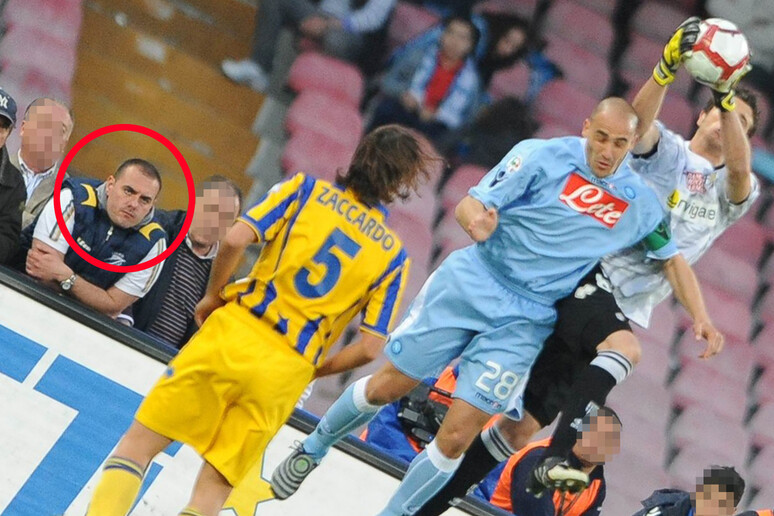 Antonio Lo Russo at a Napoli match -     ALL RIGHTS RESERVED