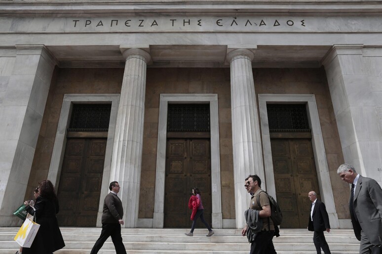 La banca di Grecia © ANSA/EPA
