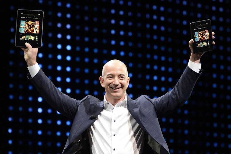 Amazon CEO Jeff Bezos - RIPRODUZIONE RISERVATA