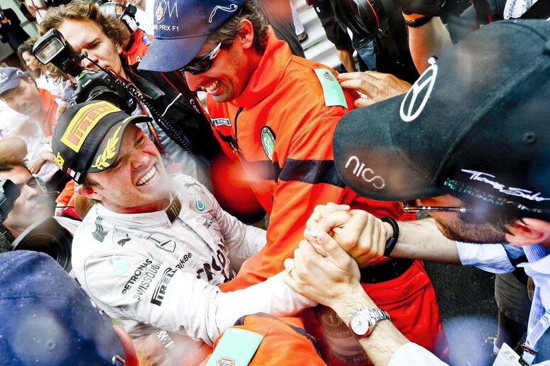 Incidente con Rosberg e Wehrlein in Alto Adige, due feriti © ANSA/EPA