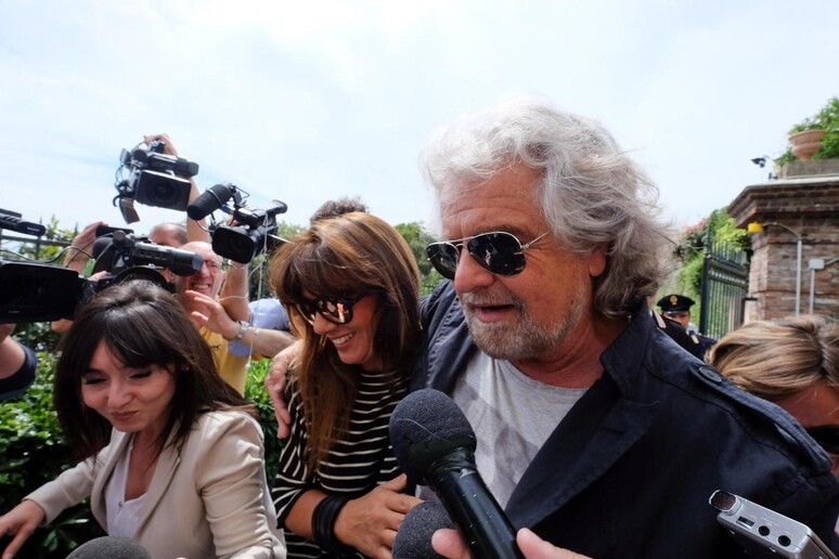Beppe Grillo, foto d 'archivio - RIPRODUZIONE RISERVATA
