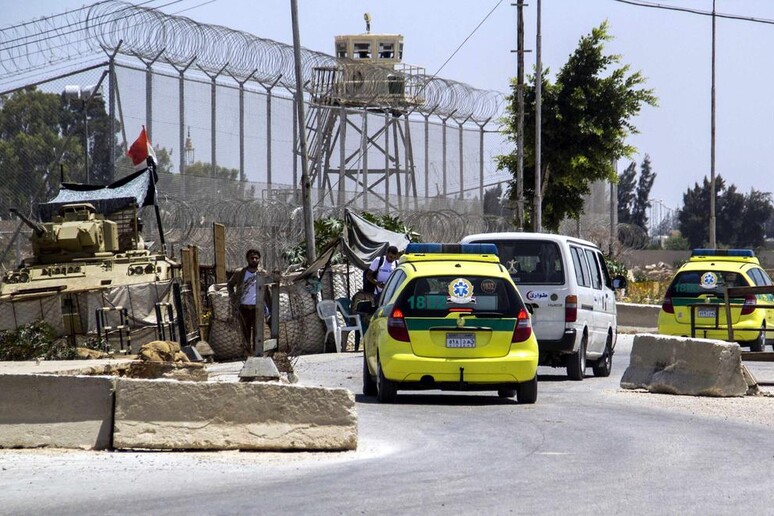 La frontiera a Rafah © ANSA/EPA