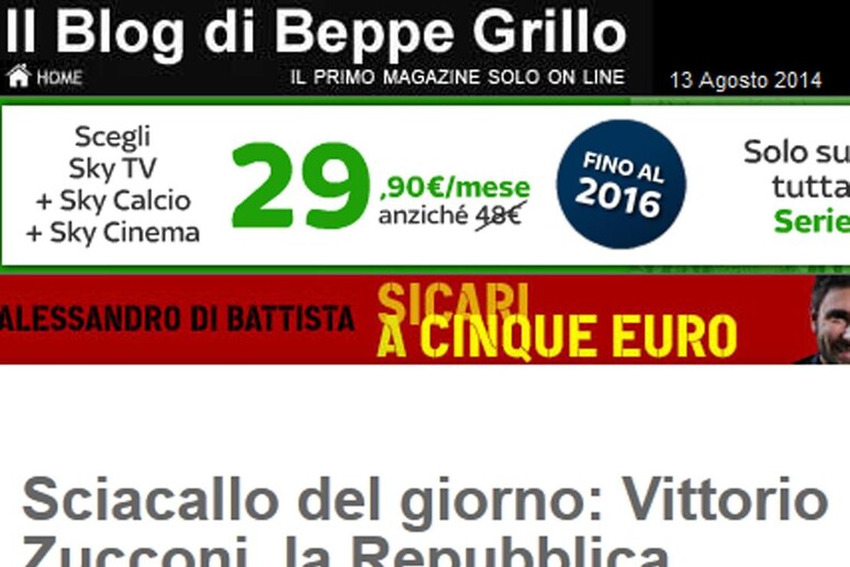 "Renzi non mangia il panettone": la previsione che fa sul blog di Beppe Grillo il giurista Aldo Giannuli - RIPRODUZIONE RISERVATA