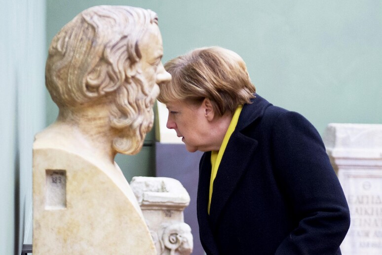 Angela Merkel a Firenze © ANSA/EPA