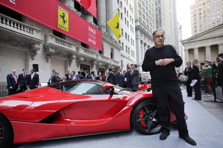 CEO Marchionne on Wall Street © ANSA/AP