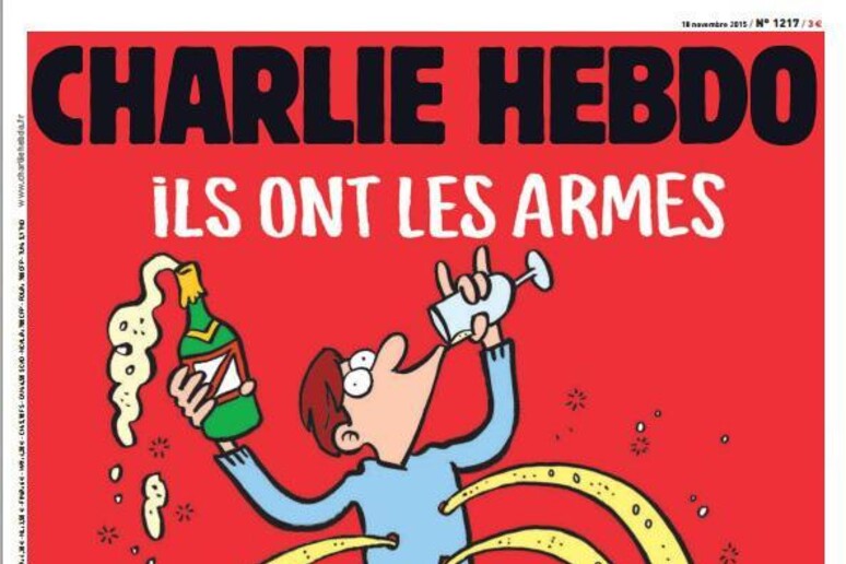 La copertina di Charlie Hebdo - RIPRODUZIONE RISERVATA