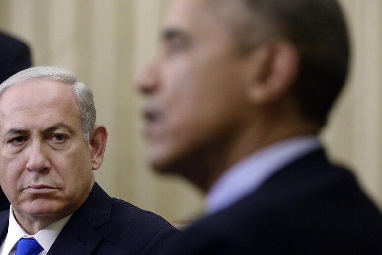 Barack Obama e Benjamin Netanyahu, foto archivio - RIPRODUZIONE RISERVATA