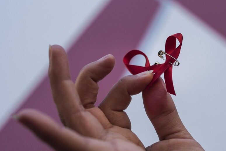 Simboli della lotta all 'AIDS © ANSA/AP